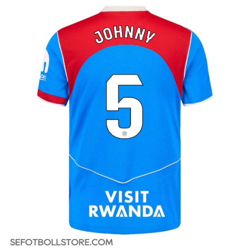 Atletico Madrid Johnny Cardoso #5 Replika Tredje Tröja 2025-26 Kortärmad Atletico Madrid Johnny Cardoso #5 Replika Tredje Tröja 2025-26 Kortärmad